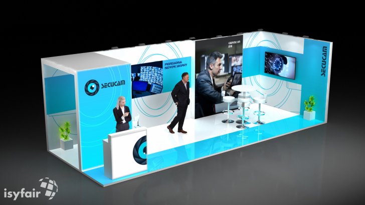 Exhibition stand 8x3 Meter with design 8x3-011 rent or buy - isyfair