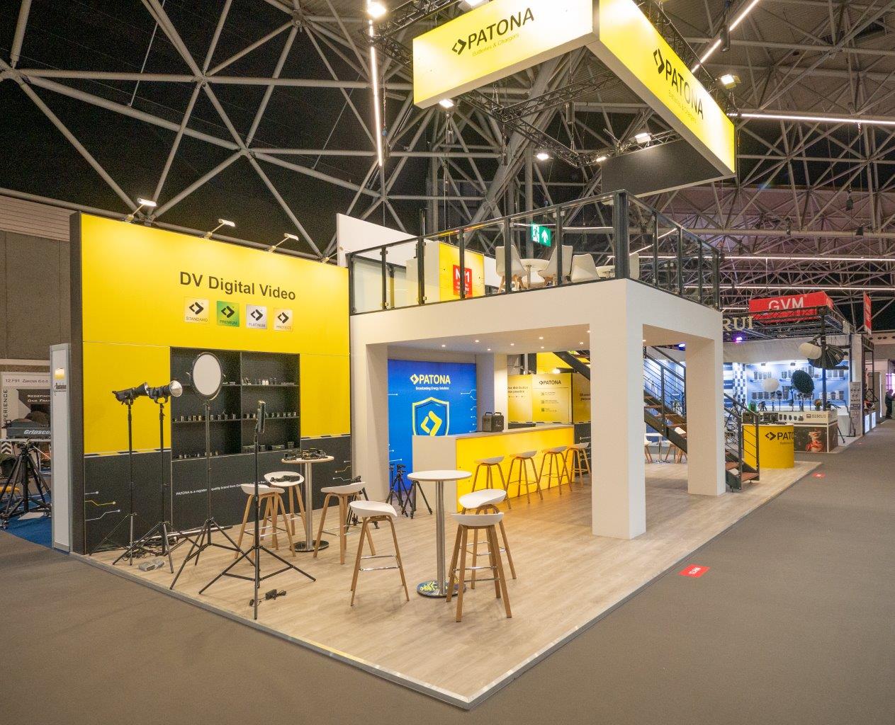 Double deck exhibition stand IBC Amsterdam Double deck exhibition stand IBC Amsterdam